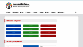 What Matematikciler.com website looked like in 2021 (2 years ago)