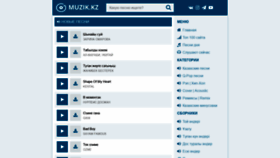 What Muzik.kz website looked like in 2021 (2 years ago)