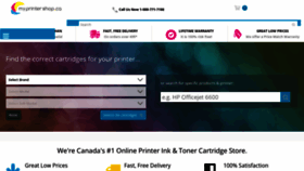 What Myprintershop.ca website looked like in 2021 (2 years ago)