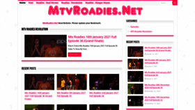 What Mtvroadies.net website looked like in 2021 (3 years ago)
