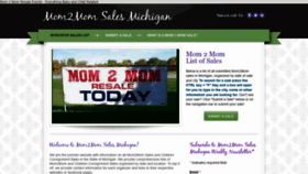 What Mom2momsalesmichigan.com website looked like in 2021 (2 years ago)