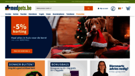 What Medpets.be website looked like in 2021 (2 years ago)