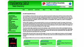 What Mydannyseo.com website looked like in 2021 (2 years ago)