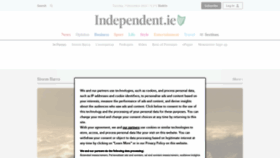 What M.independent.ie website looked like in 2021 (2 years ago)