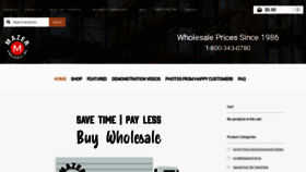 What Mazerwholesale.com website looked like in 2021 (2 years ago)