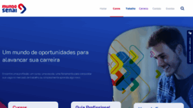 What Mundosenai.com.br website looked like in 2021 (2 years ago)