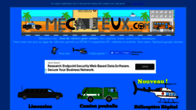 What Mecajeux.com website looked like in 2021 (2 years ago)