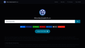 What Movies2watch.cc website looked like in 2021 (2 years ago)