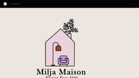 What Miljamaison.com website looked like in 2021 (2 years ago)