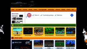 What Megadrive-emulator.com website looked like in 2021 (2 years ago)