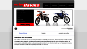 What Motosdavins.com website looked like in 2021 (2 years ago)