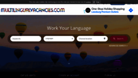 What Multilingualvacancies.com website looked like in 2021 (2 years ago)