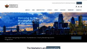 What Marketors.org website looked like in 2021 (2 years ago)