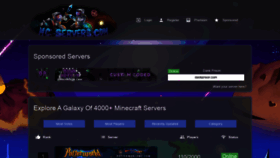 What Mc-servers.com website looked like in 2021 (2 years ago)