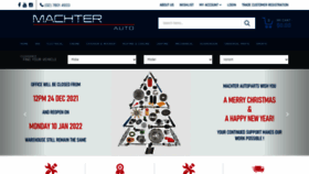 What Machter.com.au website looked like in 2021 (2 years ago)