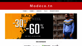 What Modeco.tn website looked like in 2021 (2 years ago)