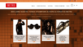 What Metro.tienda website looked like in 2021 (2 years ago)