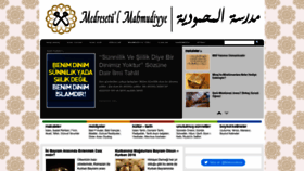 What Medresetulmahmudiyye.com website looked like in 2021 (2 years ago)