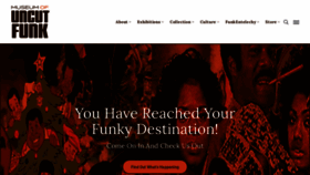 What Museumofuncutfunk.com website looked like in 2021 (2 years ago)
