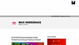 What Maxhorserace.com website looked like in 2021 (2 years ago)