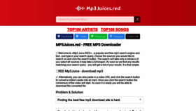 What Mp3juices.red website looked like in 2021 (2 years ago)