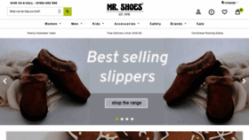 What Mr-shoes.co.uk website looked like in 2021 (2 years ago)