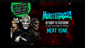 What Monsterpalooza.com website looked like in 2021 (2 years ago)