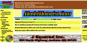 What Modelmotorist.com website looked like in 2021 (2 years ago)