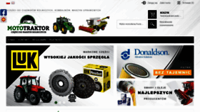What Mototraktor.pl website looked like in 2021 (2 years ago)