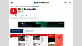 What Muvi-downloader.en.uptodown.com website looked like in 2021 (2 years ago)