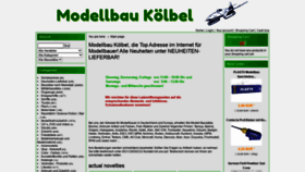 What Modellbau-koelbel.de website looked like in 2021 (2 years ago)