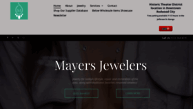 What Mayersjewelers.net website looked like in 2021 (2 years ago)