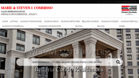 What Mariecommisso.com website looked like in 2021 (2 years ago)