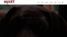 What Myvet.com.au website looked like in 2021 (2 years ago)