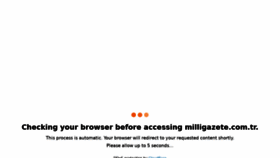 What Milligazete.com.tr website looked like in 2021 (2 years ago)