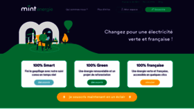 What Mint-energie.com website looked like in 2021 (2 years ago)