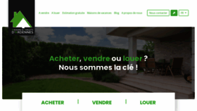 What Maisons-chalets-ardennes.be website looked like in 2021 (2 years ago)