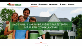What Majakatram.lv website looked like in 2021 (2 years ago)