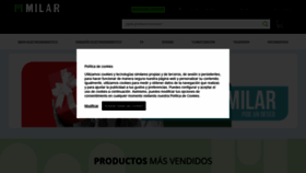 What Milar.es website looked like in 2022 (2 years ago)