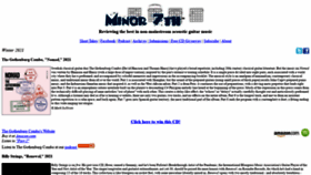 What Minor7th.com website looked like in 2022 (2 years ago)