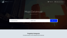 What Moja-delatnost.rs website looked like in 2022 (4 years ago)