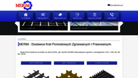 What Merim.pl website looked like in 2022 (2 years ago)