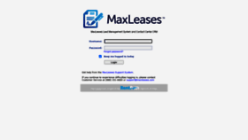 What Maxleases.com website looked like in 2022 (2 years ago)