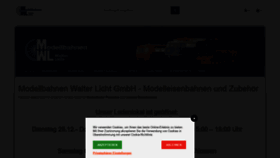 What Modellbahnen-licht.de website looked like in 2022 (2 years ago)