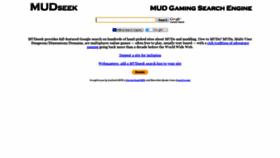 What Mudseek.com website looked like in 2022 (2 years ago)