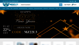 What Medzsite.com website looked like in 2022 (2 years ago)