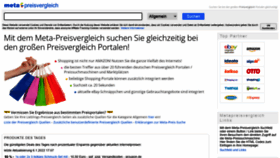 What Meta-preisvergleich.de website looked like in 2022 (4 years ago)