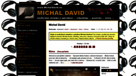 What Michaldavid.eu website looked like in 2022 (2 years ago)