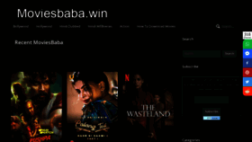 What Moviesbaba.life website looked like in 2022 (2 years ago)
