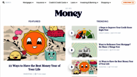 What Money.com website looked like in 2022 (2 years ago)